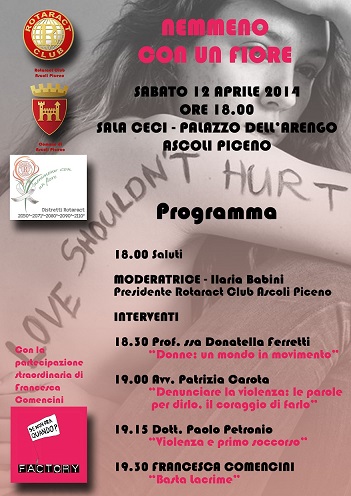 Nemmeno con un fiore