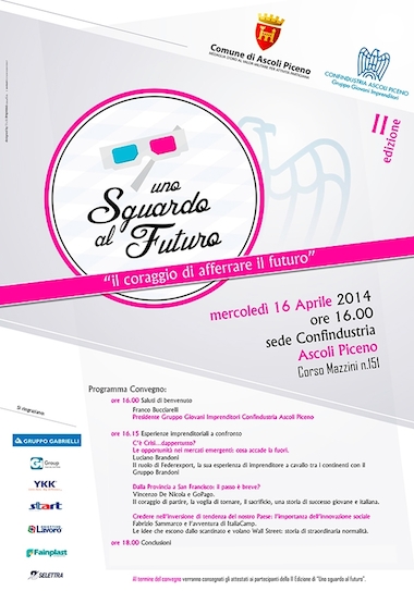 "Uno sguardo al futuro -  il coraggio di afferrare il futuro"