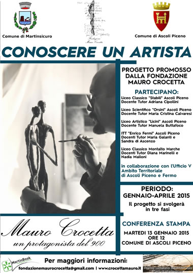 Incontri e proiezioni di documentari sull'artista poeta e scultore Mauro Crocetta