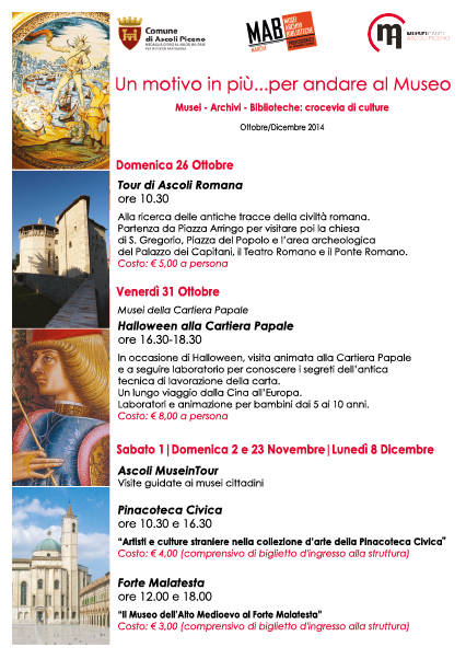 "UN MOTIVO IN PIU'... PER ANDARE AL MUSEO"