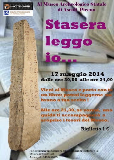 Stasera leggo io...