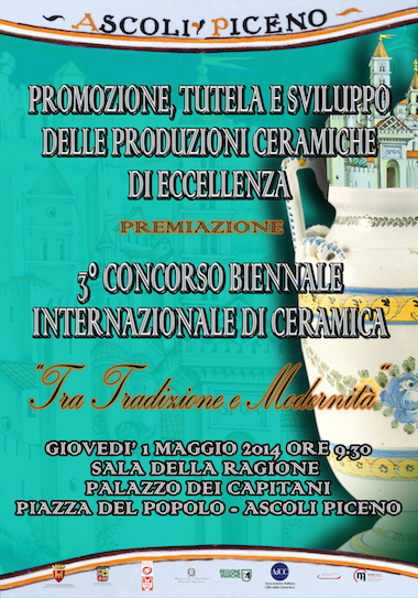 Premiazione 3° Concorso biennale internazione di ceramica "Tra Tradizione e modernità"