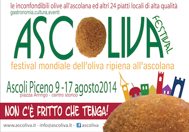 Ascoliva Festival, torna il festival mondiale dell'oliva ripiena all'ascolana