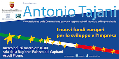 Incontro con Antonio Tajani