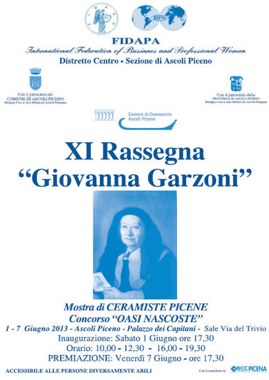 XI RASSEGNA GIOVANNA GARZONI