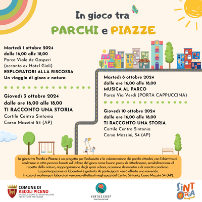 In gioco tra parchi e piazze - Martedì 8 ottobre 2024