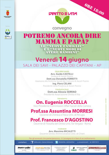 Convegno - Diritto e Vita
