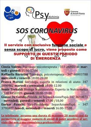 Sos coronavirus