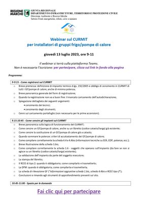 Webinar per installatori pompe di calore - 13 luglio 2023