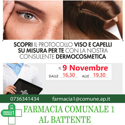 Giornata consulenza dermocosmetica - 9 novembre 