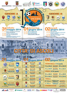 Manifesto "Torneo Città di Ascoli" 1° Trofeo Giuseppe Mascetti 
