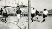 Azione di gioco durante una partita - anni '20 