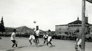 Azione di gioco durante una partita - anni '20