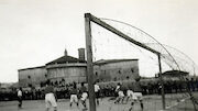 Azione di gioco durante una partita - anni '20