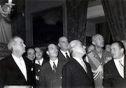 Il Presidente della Repubblica Giovanni Ronchi visita la Pinacoteca Comunale - 16 ottobre 1955