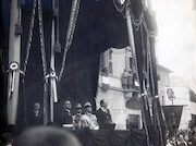 Palco Reale, visita di Vittorio Emanuele III Re d'Italia, Piazza Roma - 10 ottobre 1927