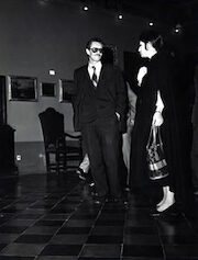 Visita del regista Pietro Germi in Pinacoteca - anno 1964