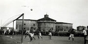 Azione di gioco durante una partita - anni '20