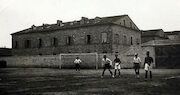 Azione di gioco durante una partita - anni '20 