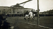 Azione di gioco durante una partita - anni '20