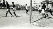 Azione di gioco durante una partita - anni '20 