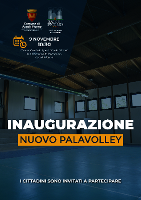 Inaugurazione nuovo Palavolley