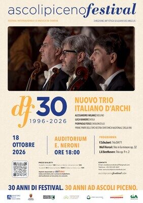 Ascoli Piceno Festival - Trenta - Edizione 2026 - 18 ottobre