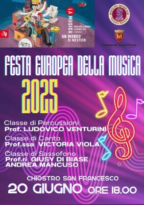 Festa europea della musica 2025